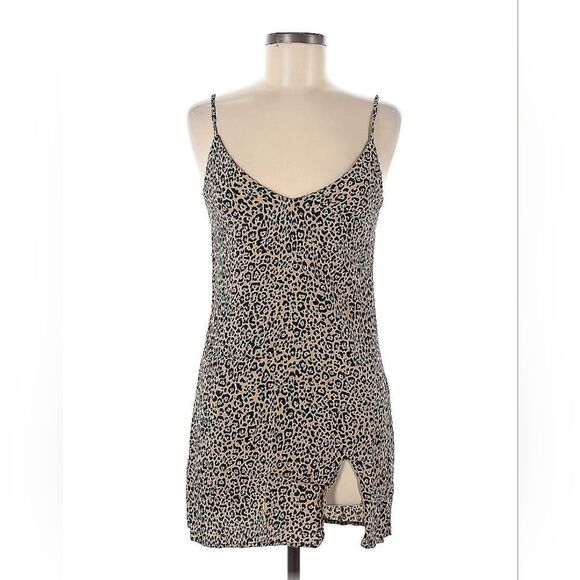 REFORMATION Cheetah Print Mini Dress--Size M - Picture 1 of 6